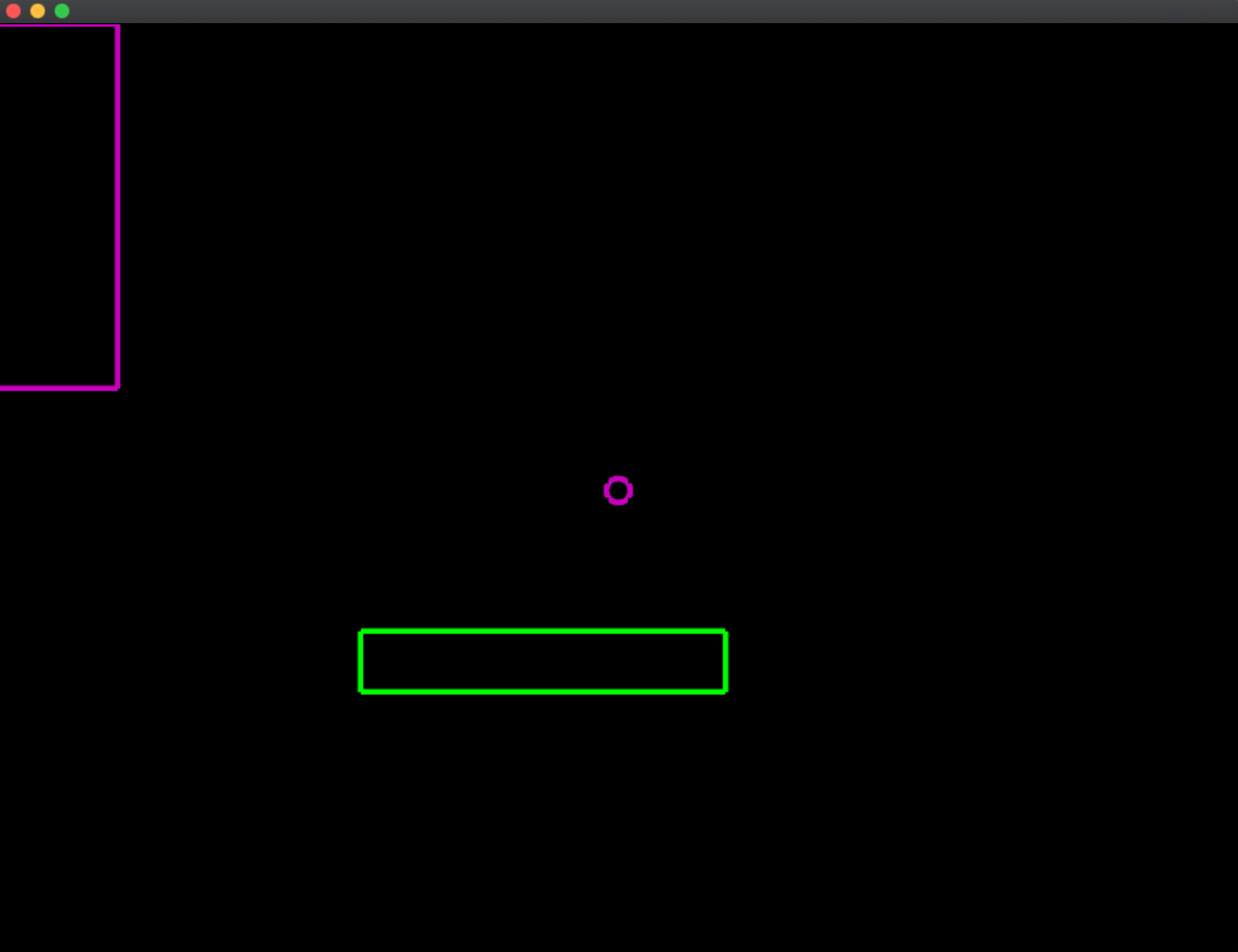 Example of shapes with outlines